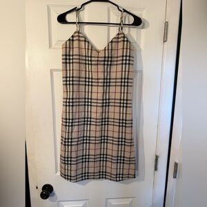 Vintage Burberry London Nova Check Mini Dress